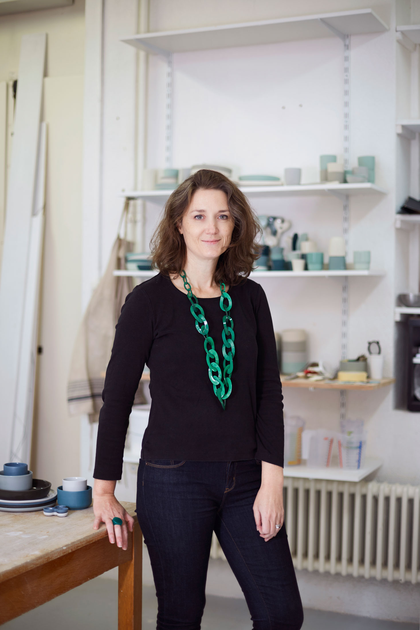 Ingrid Goetschy, céramiste, à L-Imprimerie
